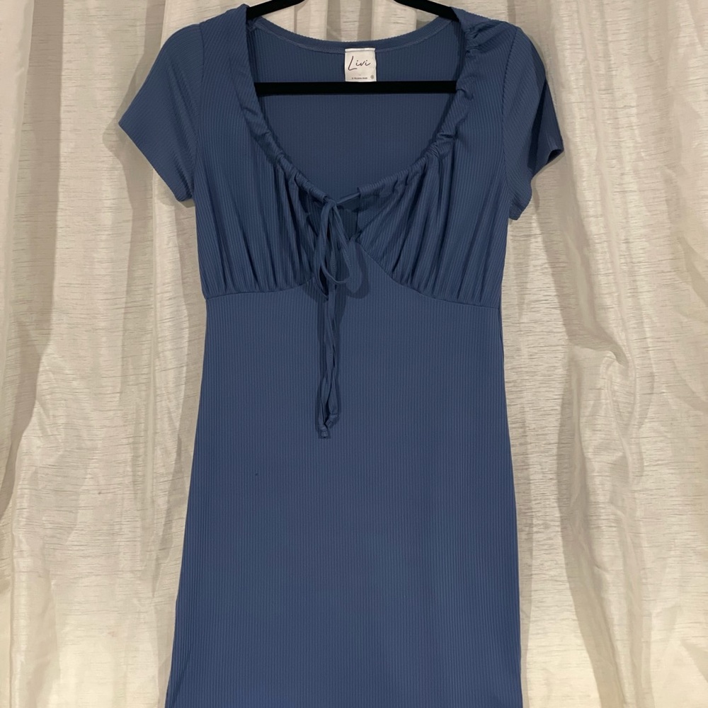 Blue dress